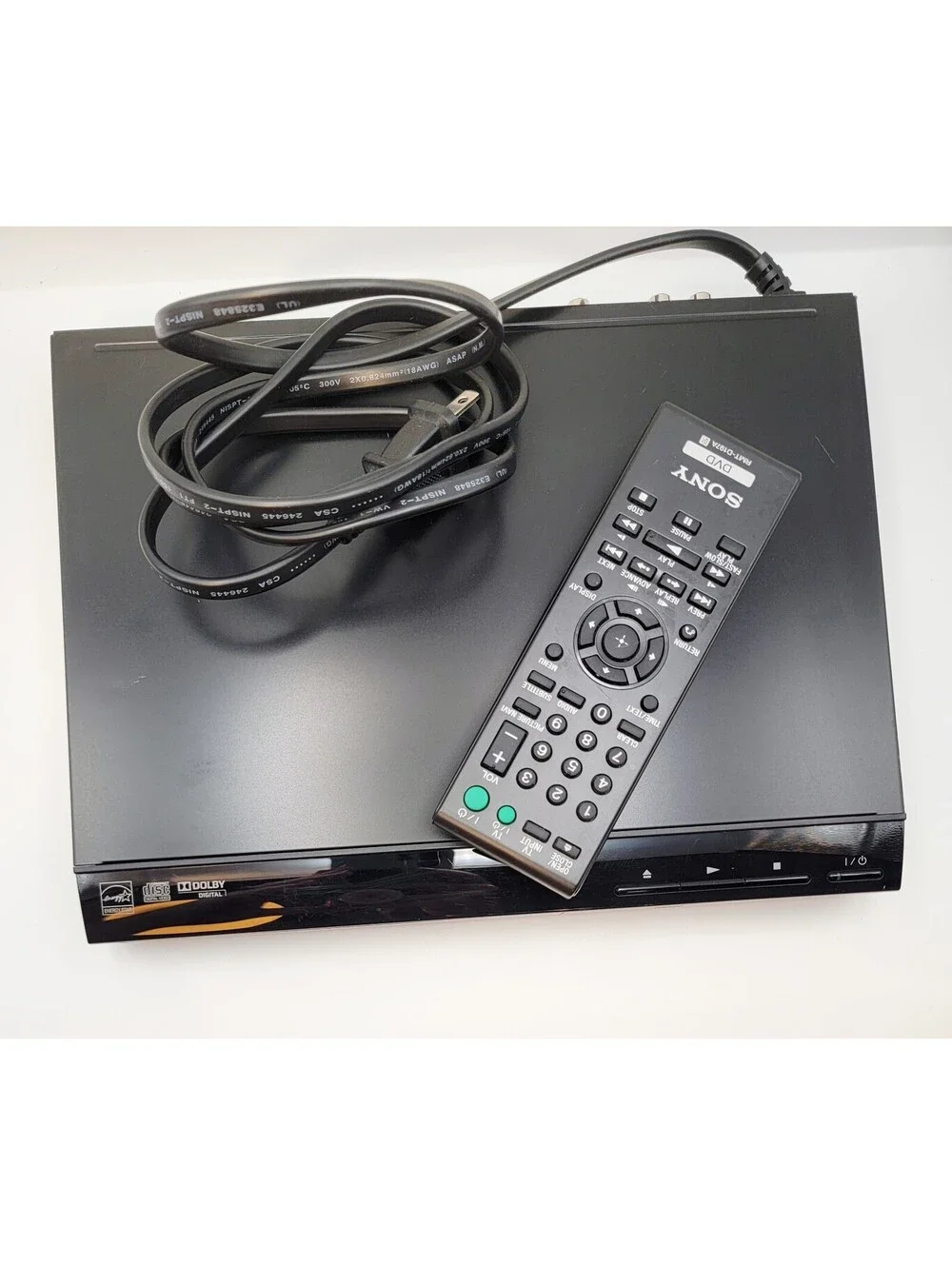 Sony DVP-SR210P Compact DVD/CD Player with Remote | Tested & Working